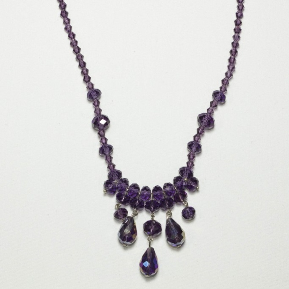 Purple Crystal Necklace